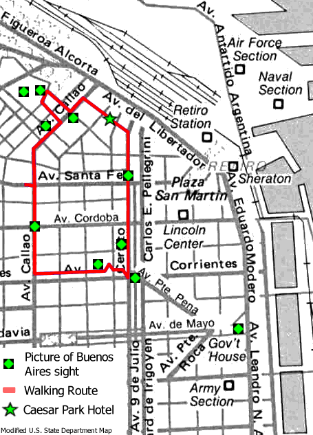 Map of Buenos Aires